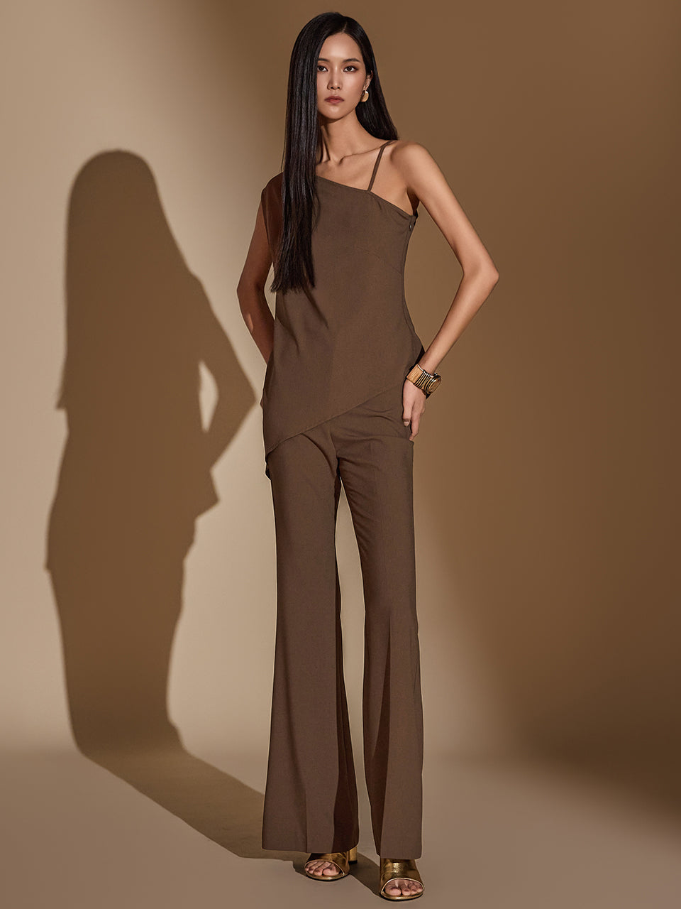 TP1853 衬衫休闲裤套装