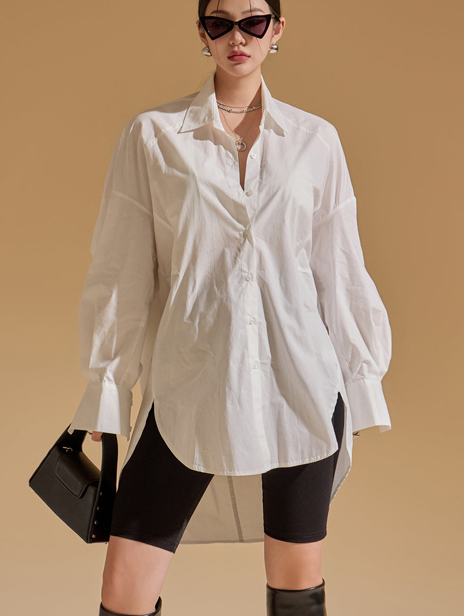 S561 插肩不对称衬衫