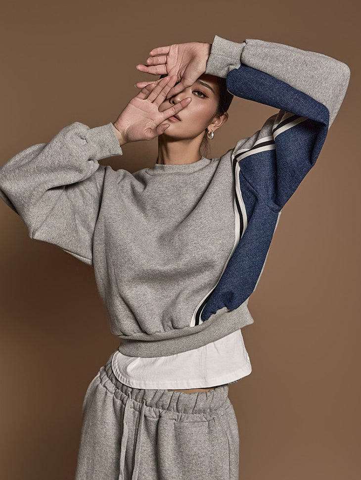 E3669 羊毛衬里运动衫