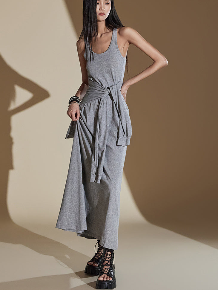 D4956 レイヤードドレス