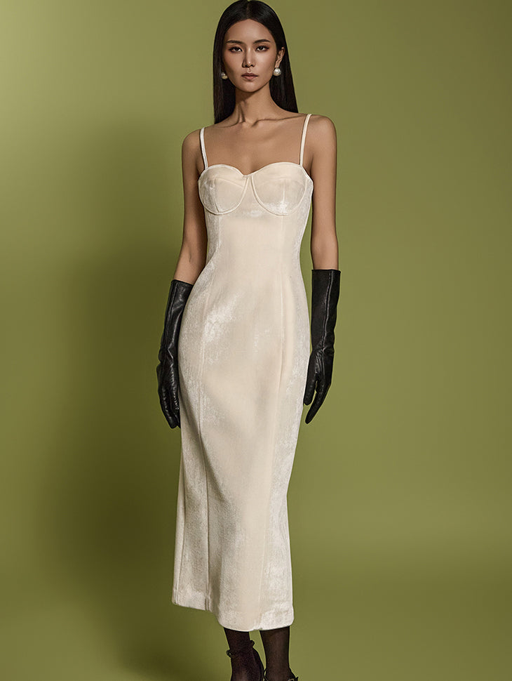 D5148 天鹅绒连衣裙