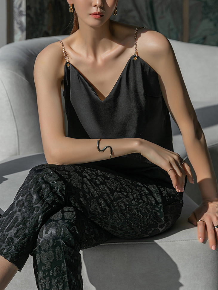 E2631丝质链条无袖(链条套装)