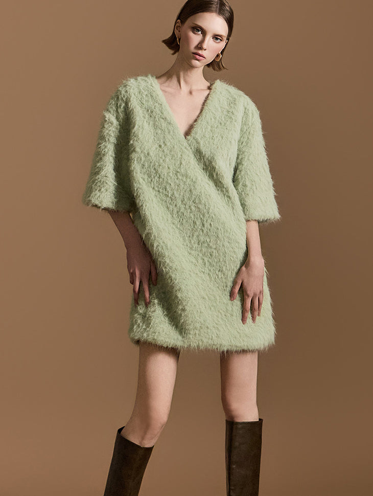 D9511 ブークレ ミニドレス