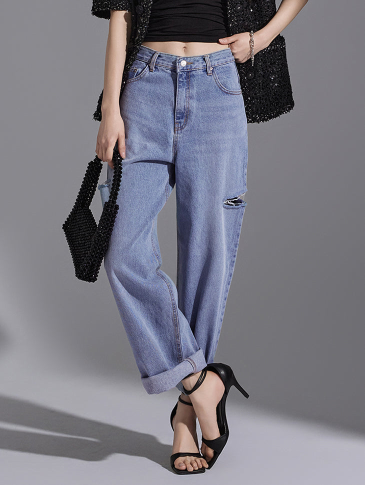 PJ501 リップドジーンズ