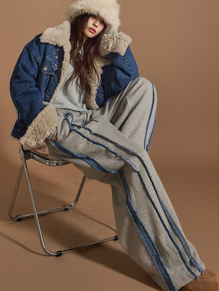 P3341 羊毛衬里运动裤