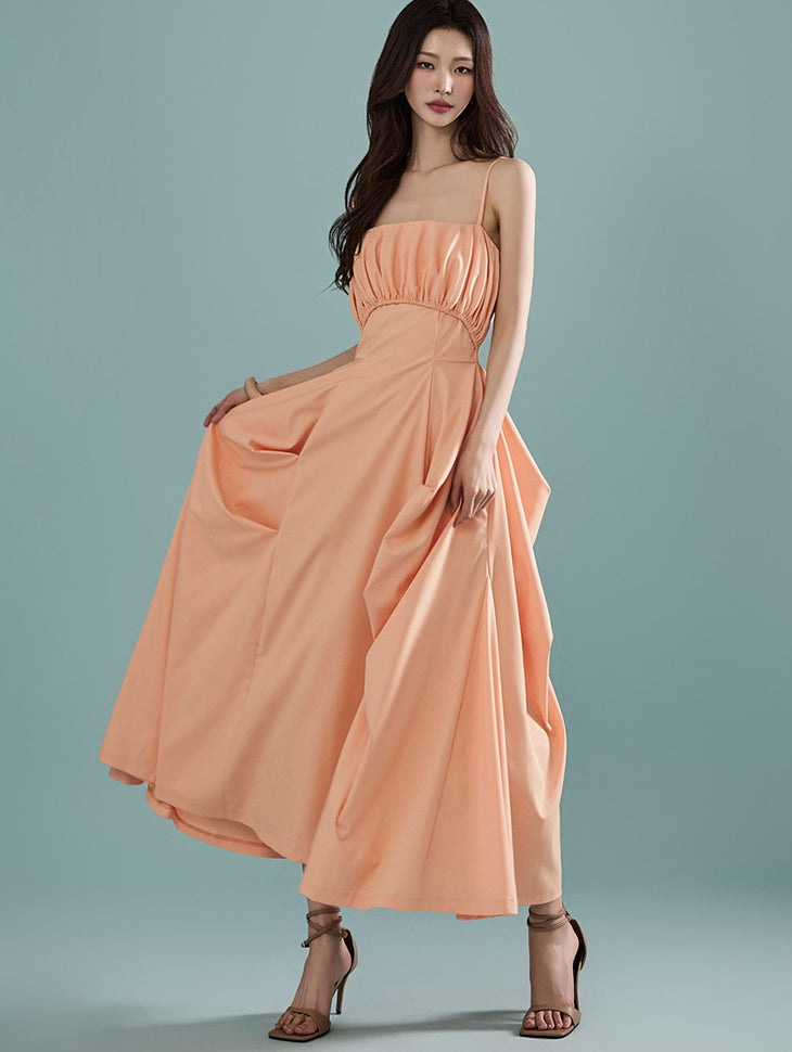 D9484 Shirring Dress