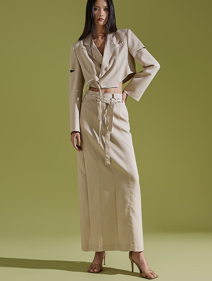 TP1803 外套裙子套装