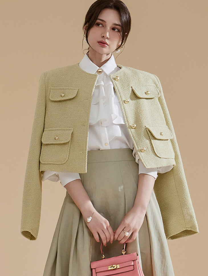 J2213 粗花呢夹克