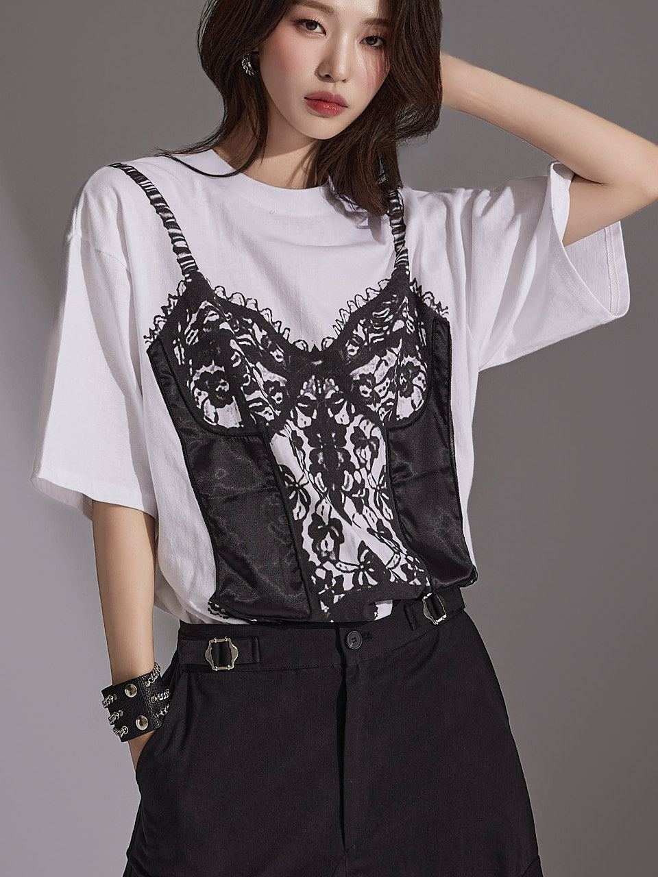 E3380 Bustier T-Shirt