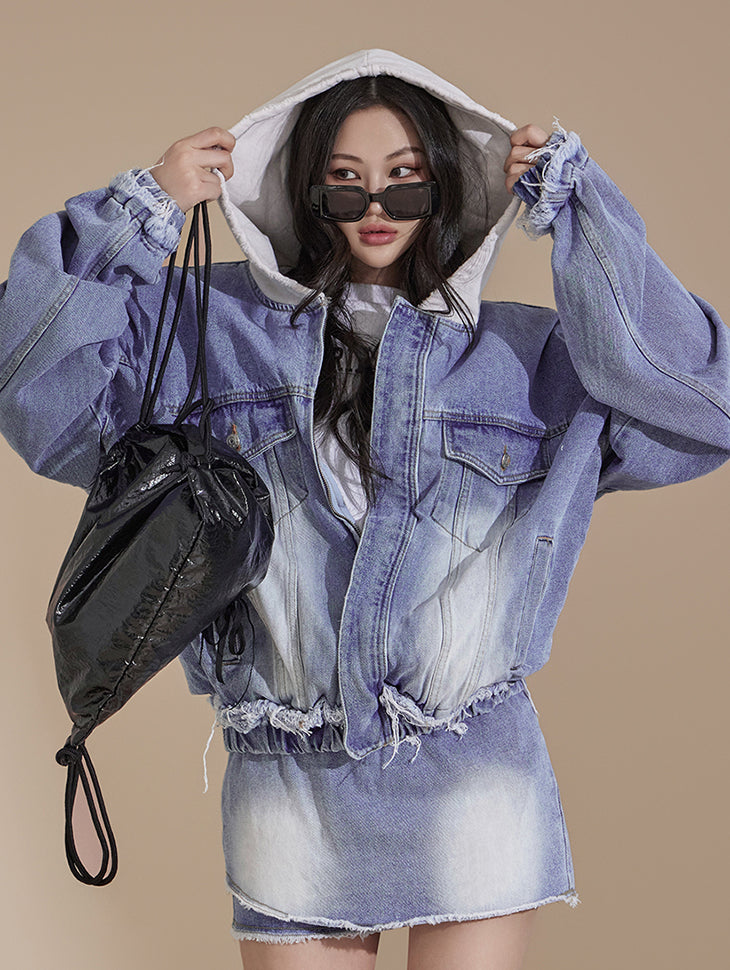 J2290 デニムジップジャケット