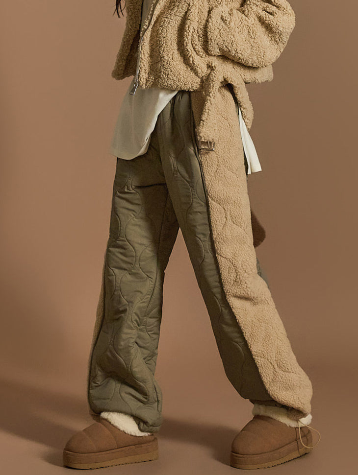 P3344 圈圈呢绗缝裤