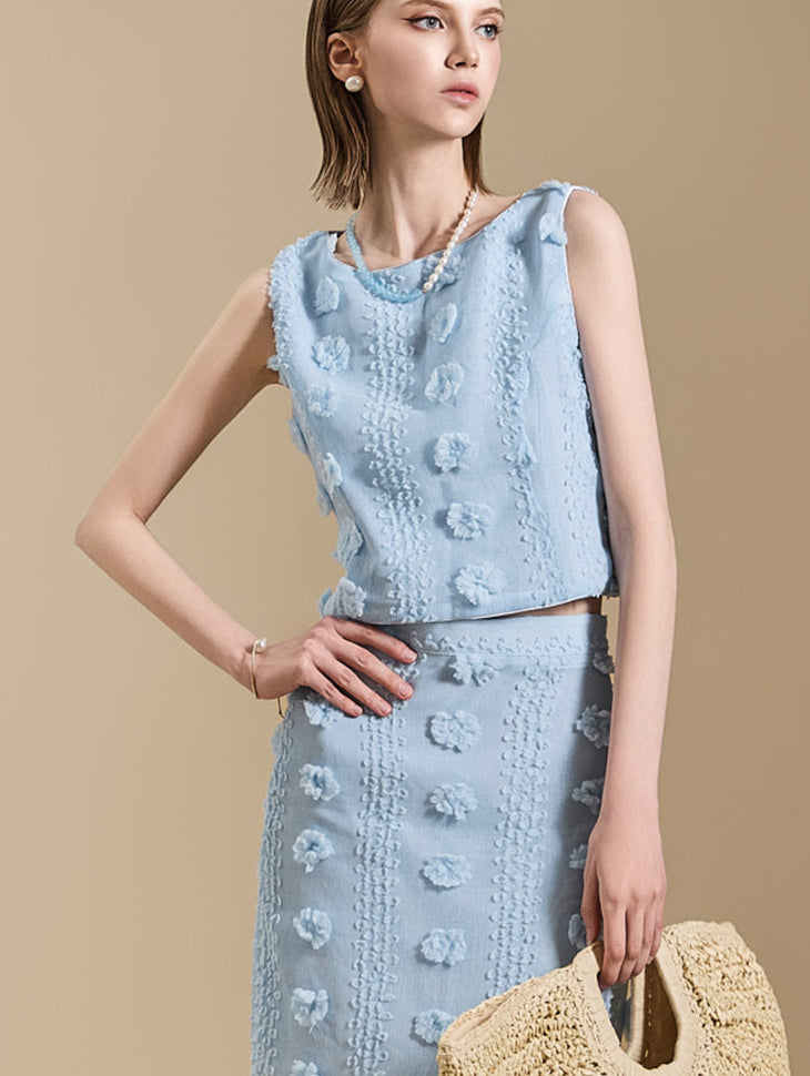 B2966 フラワーブラウス