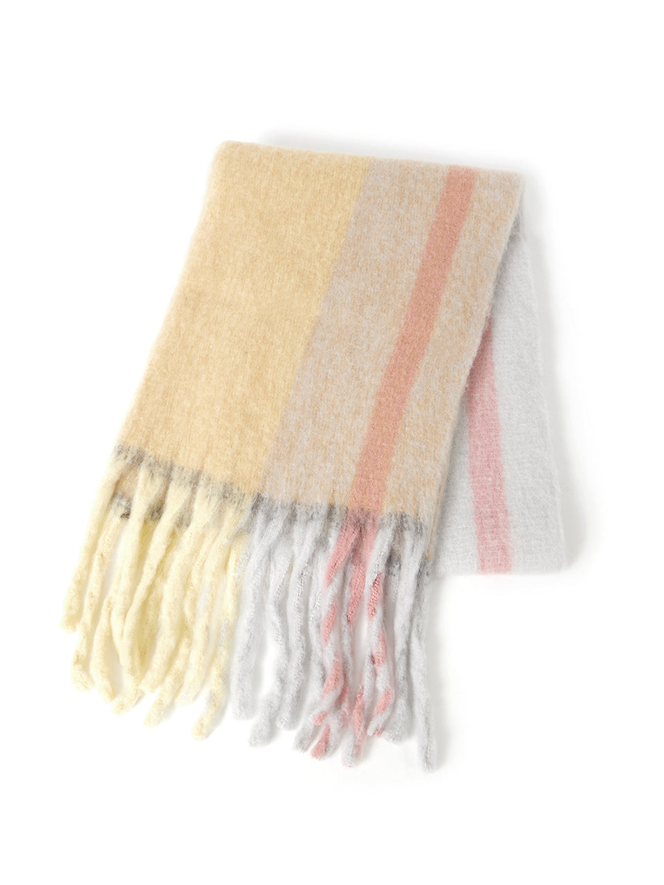 AS-1655 格子撞色围巾