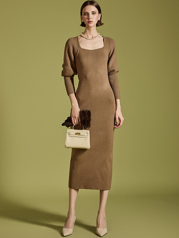 D5136 针织连衣裙