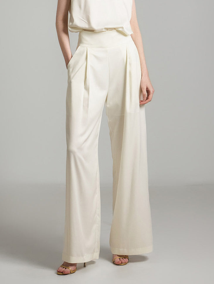 P3075 缎面休闲裤