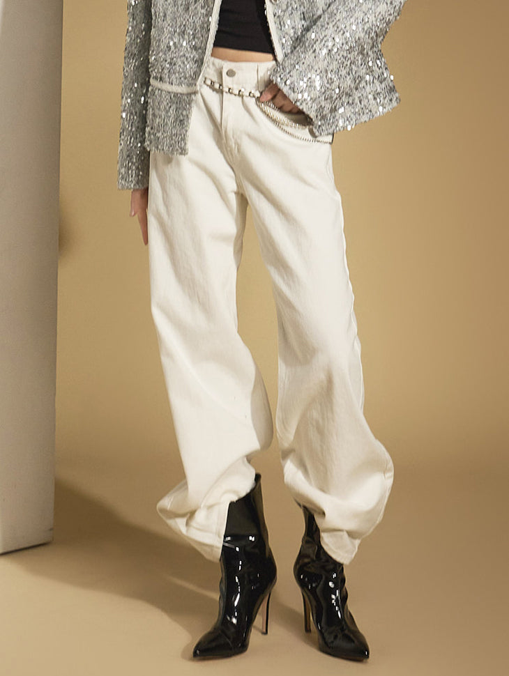 P3375 ワイドコットンパンツ