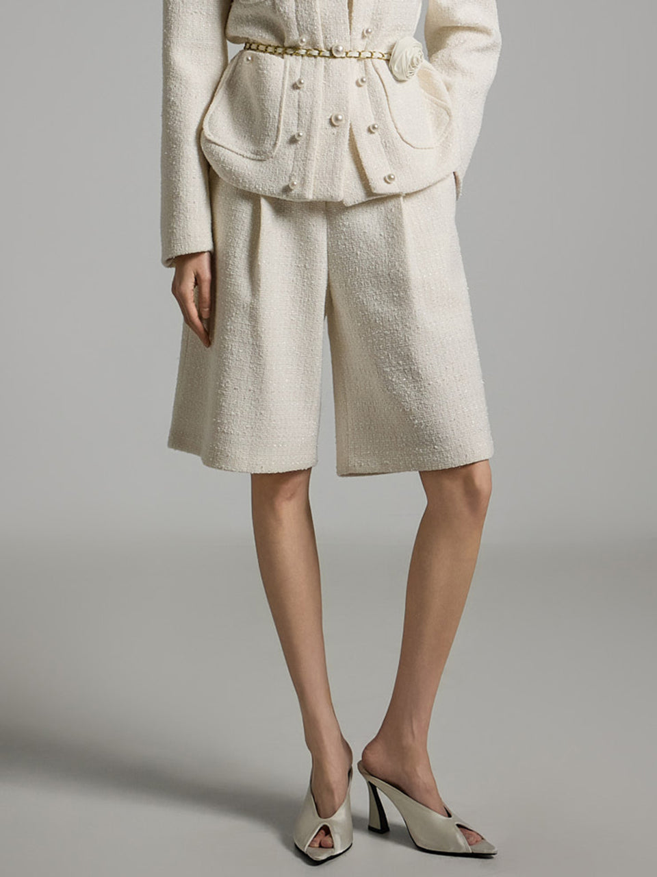 P3422 バミューダツイードパンツ