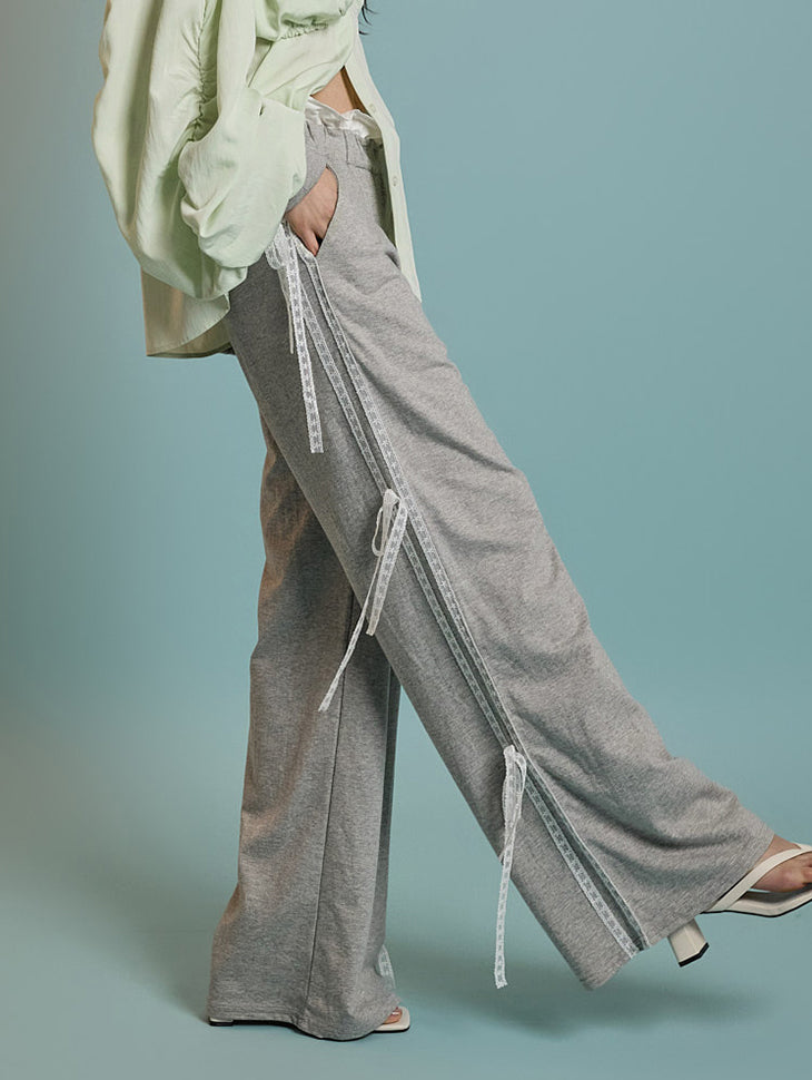 P3465 蕾丝运动裤