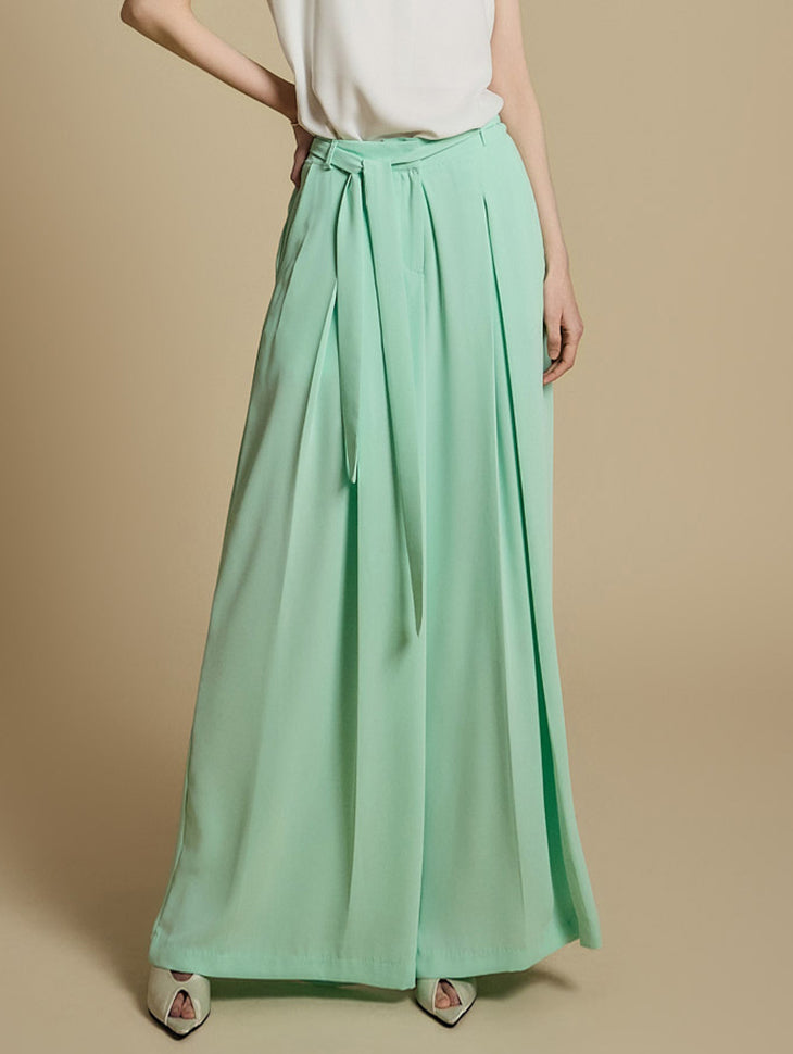 P3477 ストラップ付きワイドスラックス