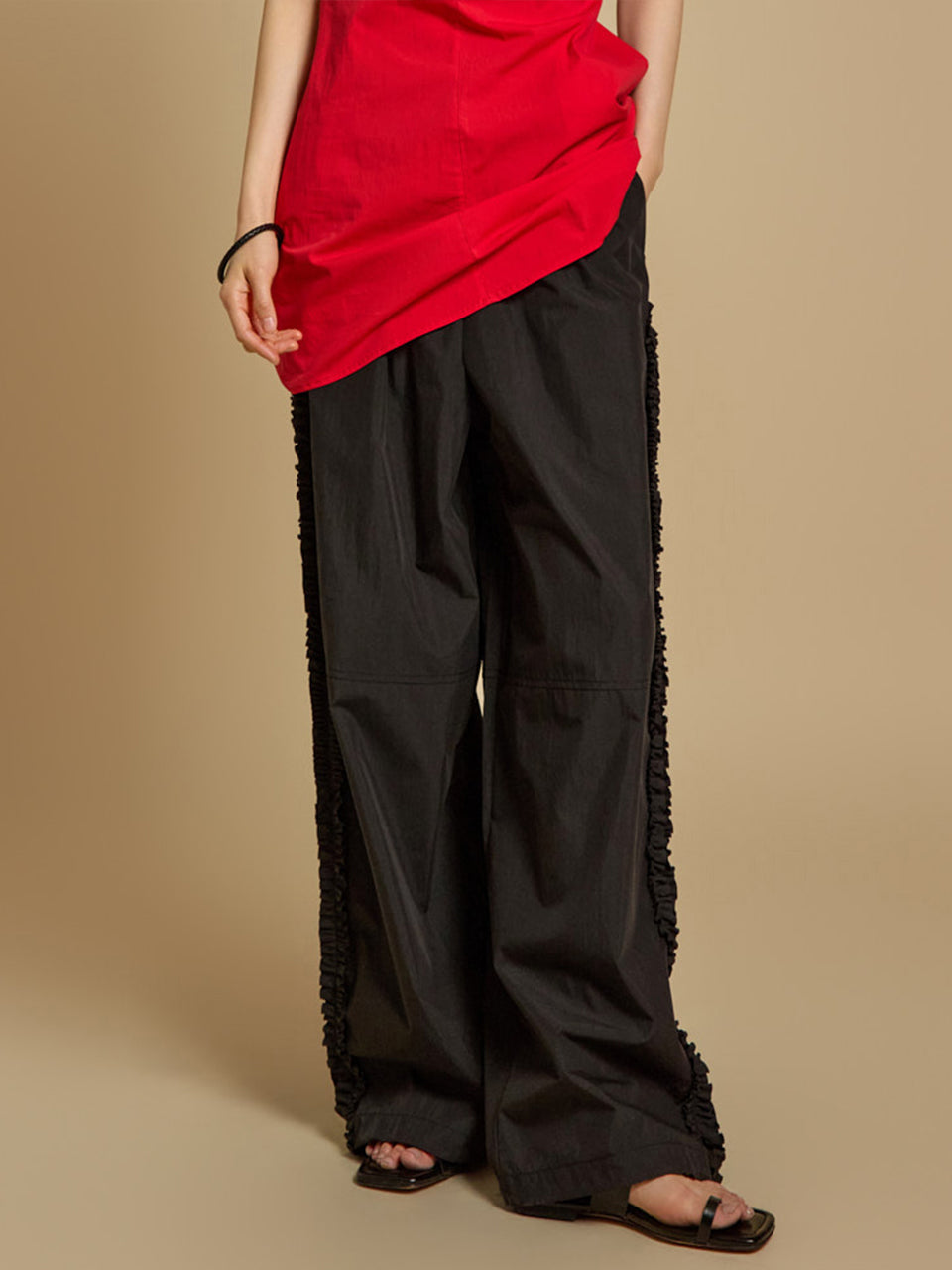 P3504 荷叶边裤子