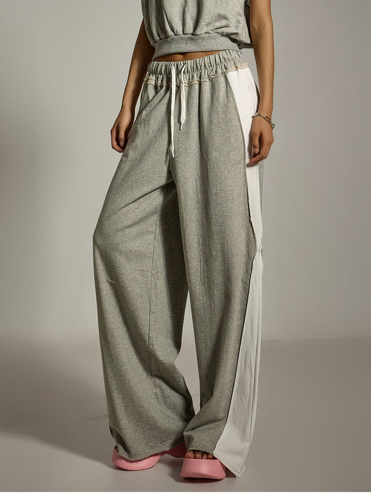 P3520 カラーブロック スウェットパンツ