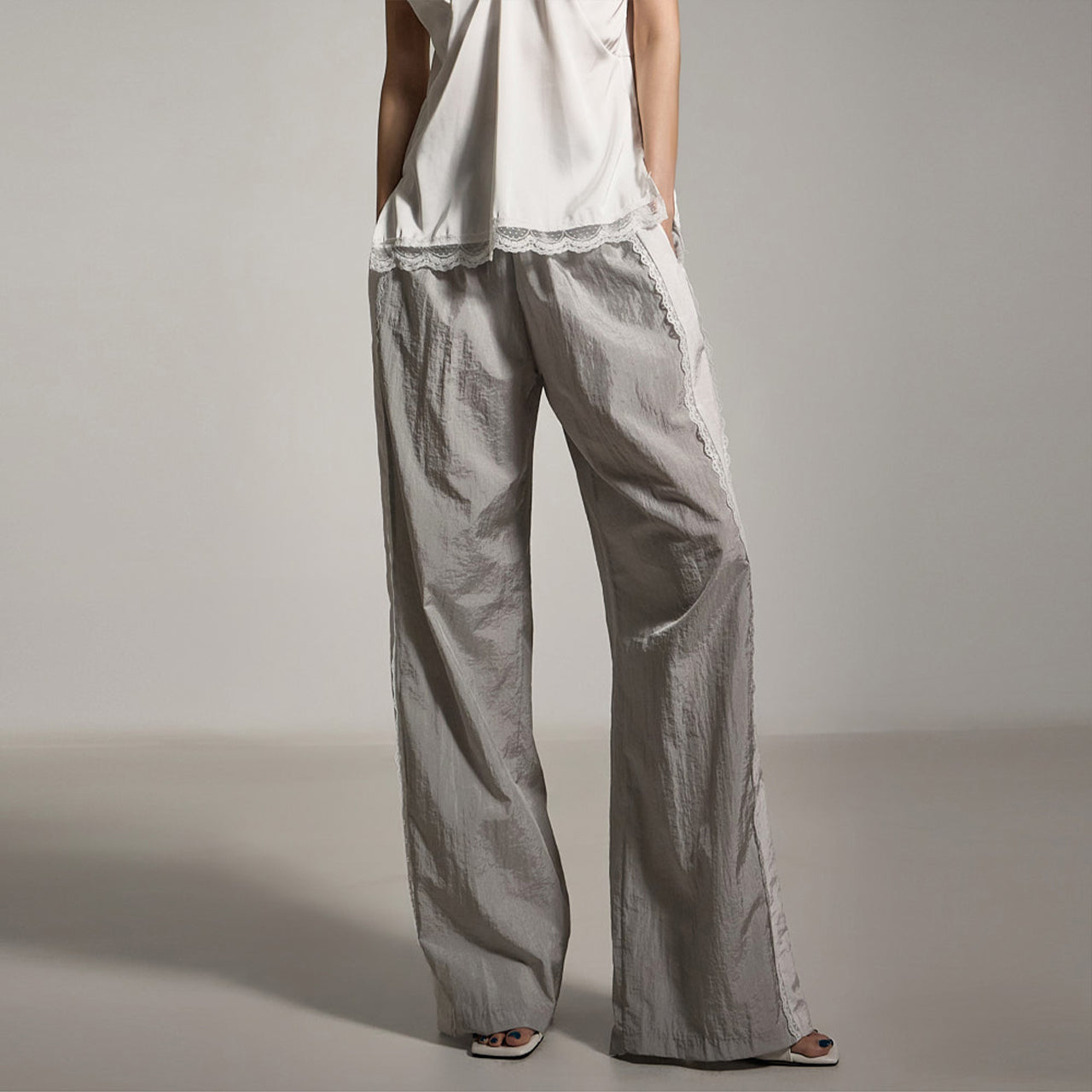 P3523 蕾丝运动裤