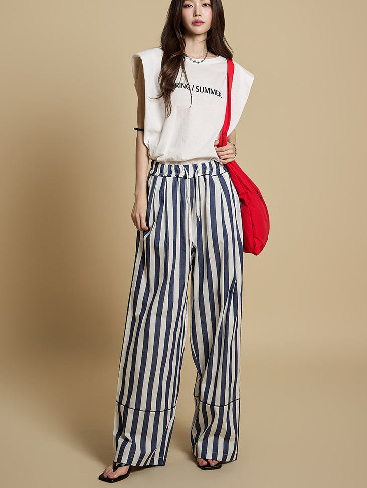 P3544 ストライプパンツ