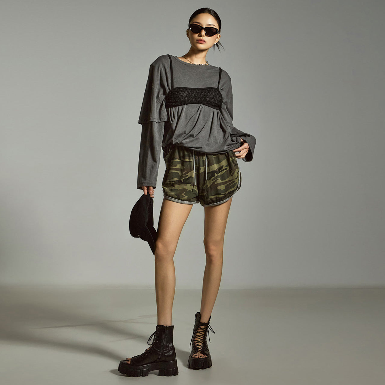 P3560 Camouflage Shorts