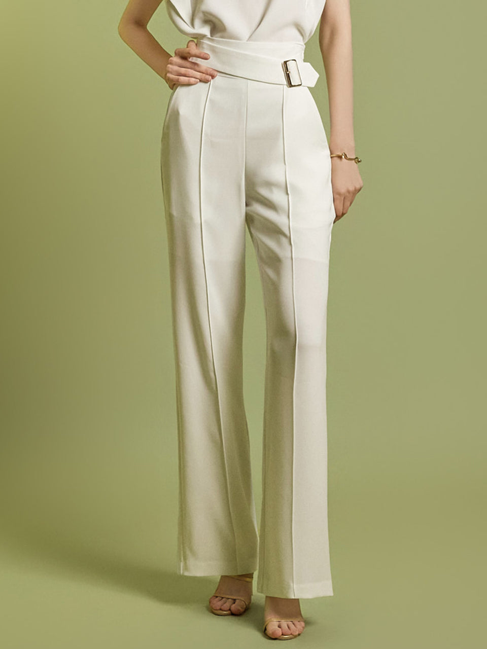 P3615 Gold Buckle Slacks