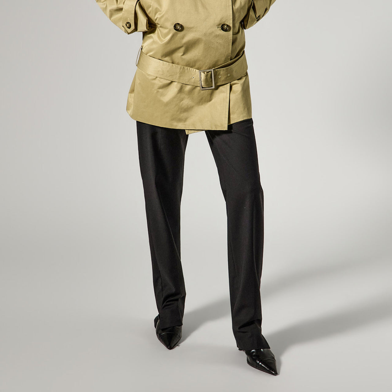 P3741 Slim Slit Pants