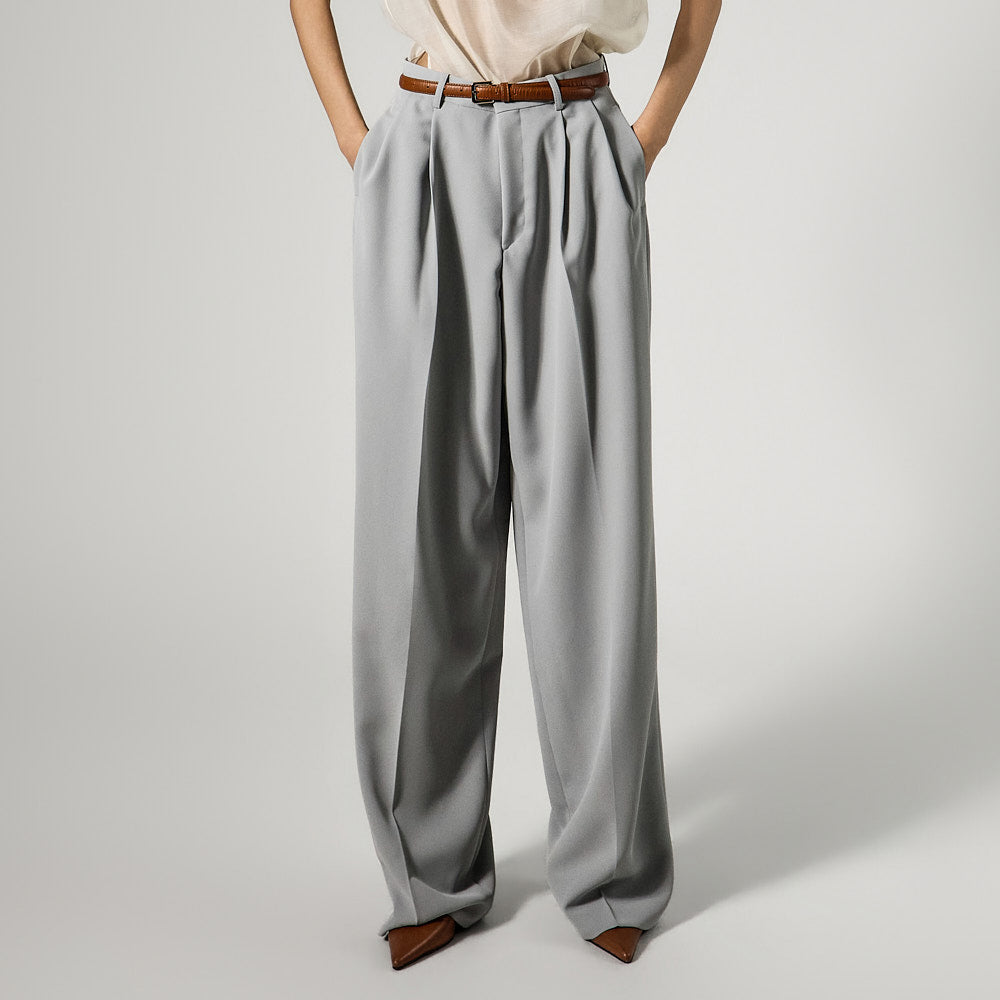 P3743 Two-Tuck Wide Slacks