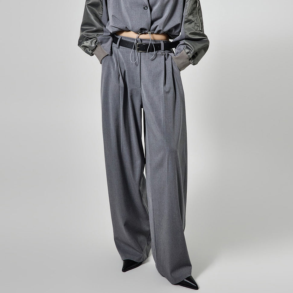 P3745 Pintuck Wide Slacks