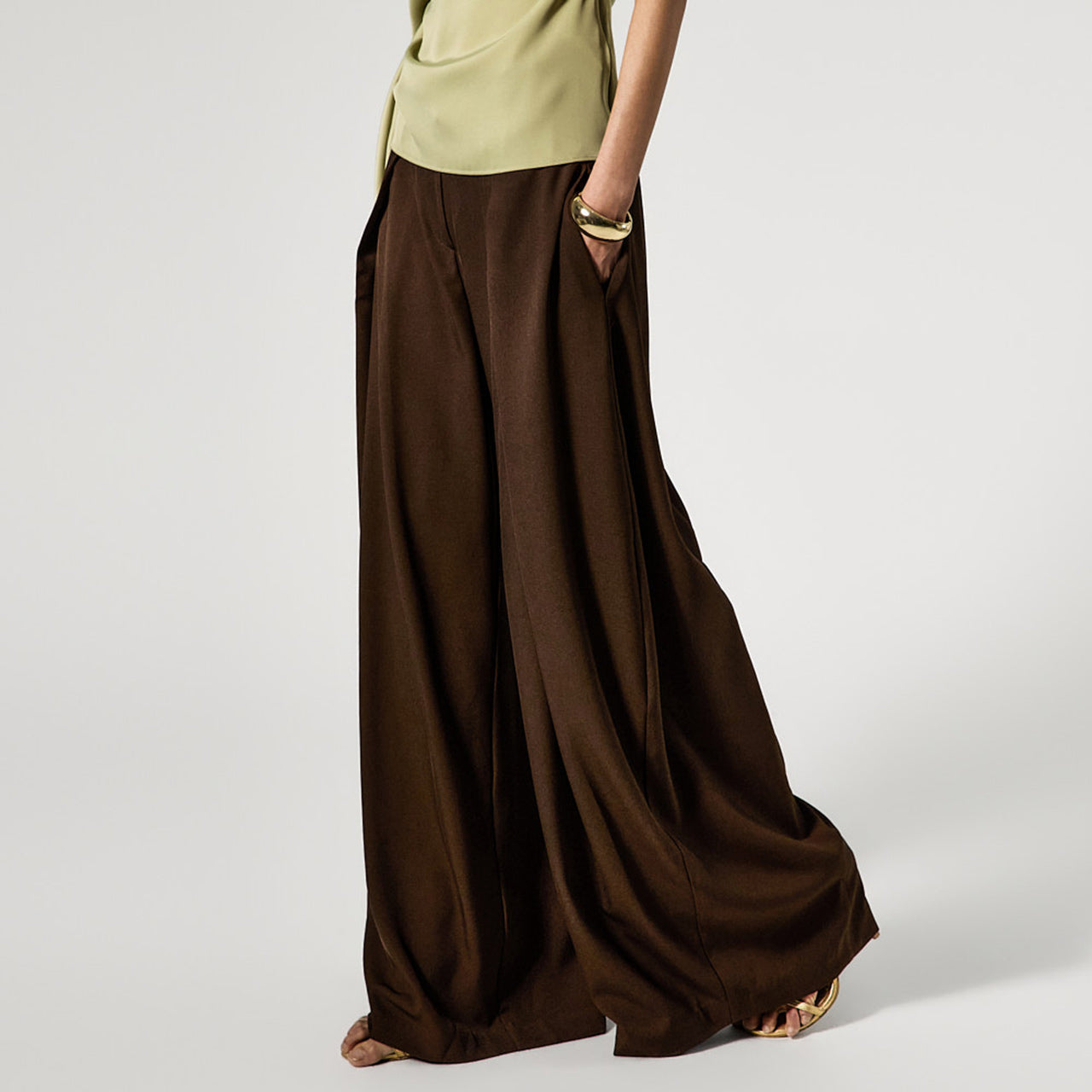 P3746 Two-Tuck Wide Slacks