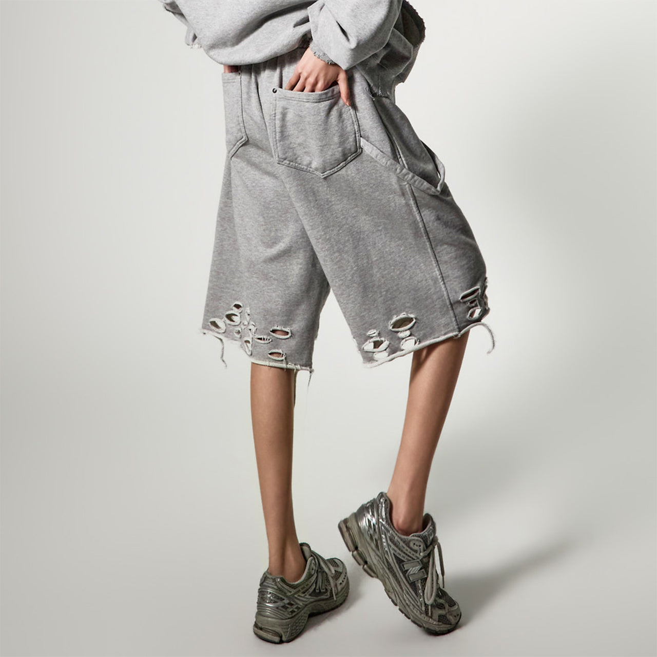 P3782 ダメージ加工パンツ