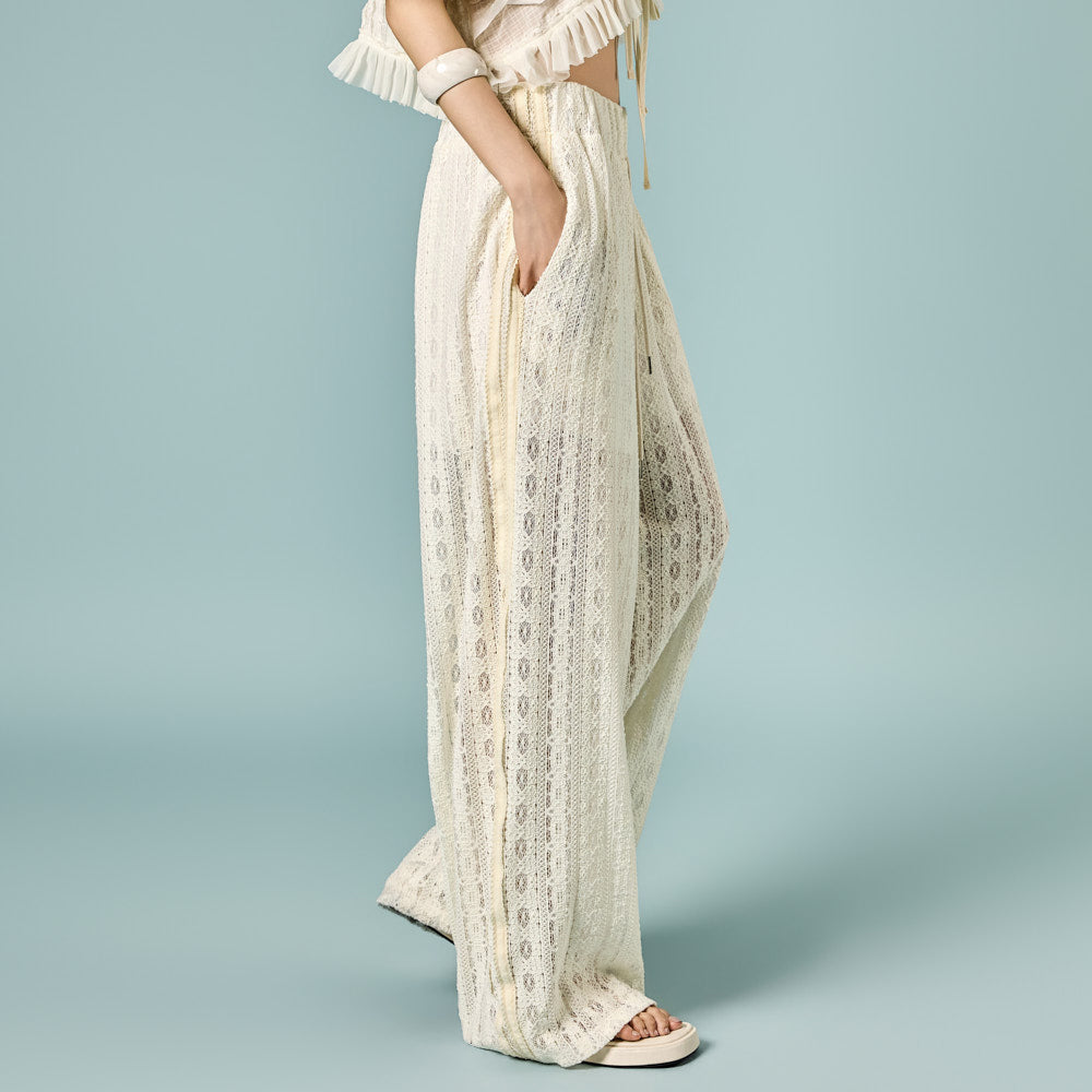 P3867 Flower Lace Pants