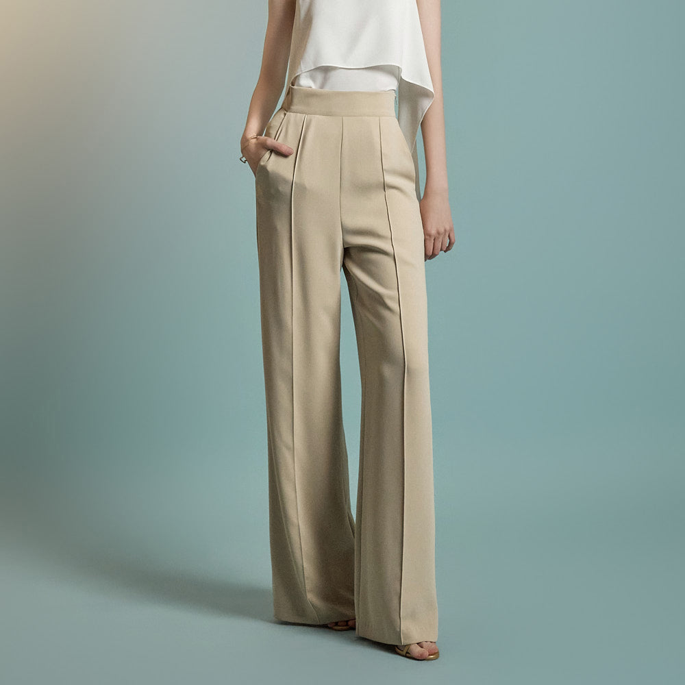 P9166 褶裥休闲裤