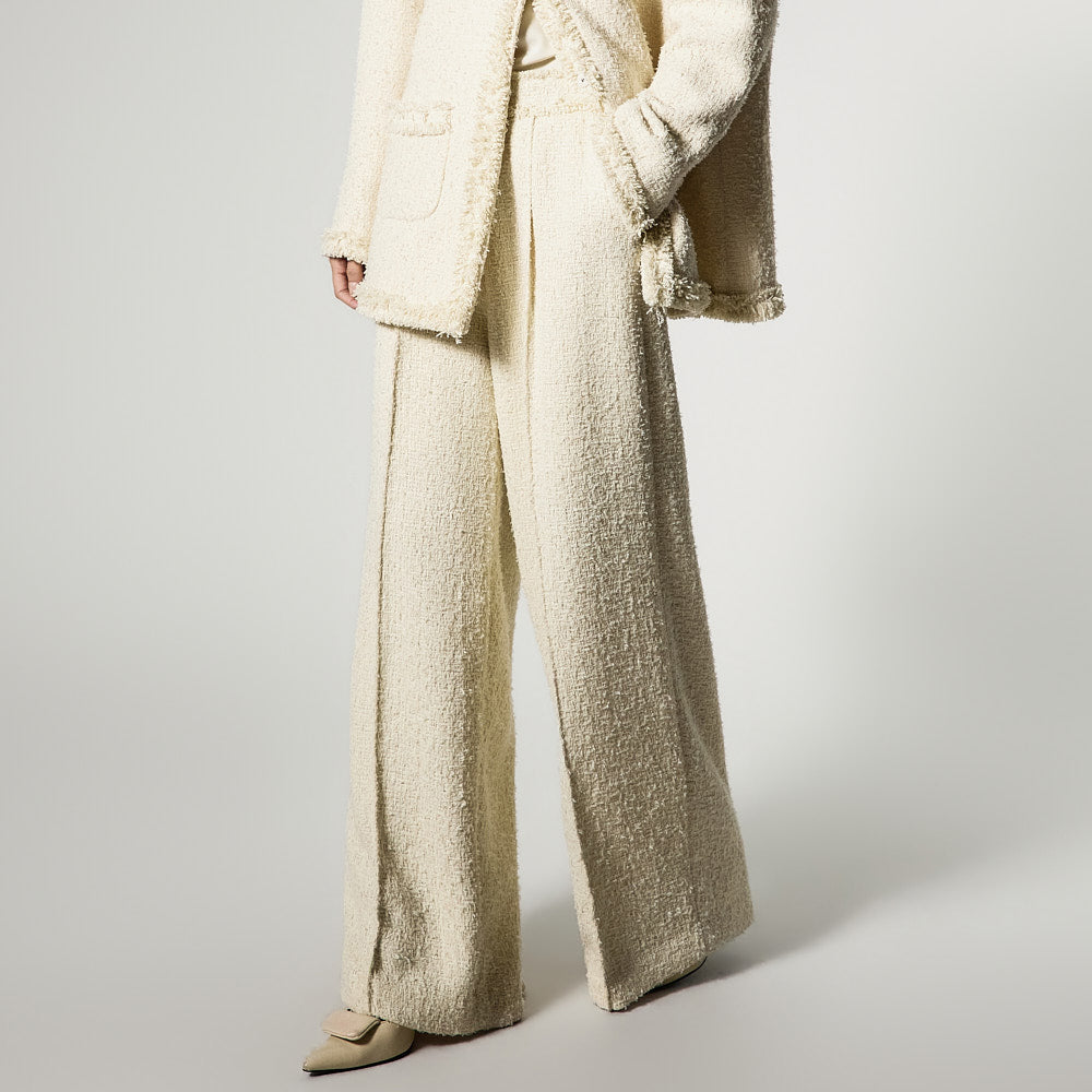 P9194 ツイードワイドパンツ