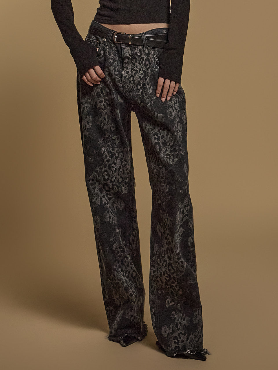 PJ554 ヒョウ柄ジーンズ *Lサイズ追加版*