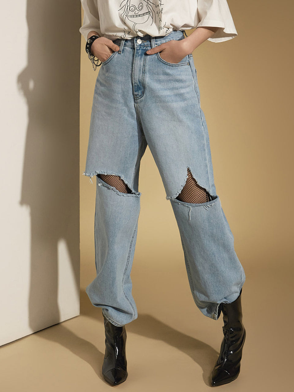 PJ555 カットオフジーンズ *Lサイズ追加版*