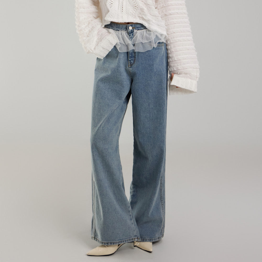 PJ567 レースジーンズ