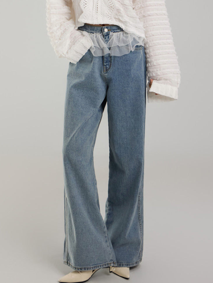 PJ567 レースジーンズ