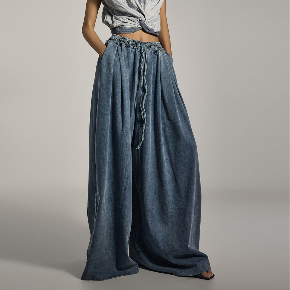 PJ576 Wide Flared Jeans