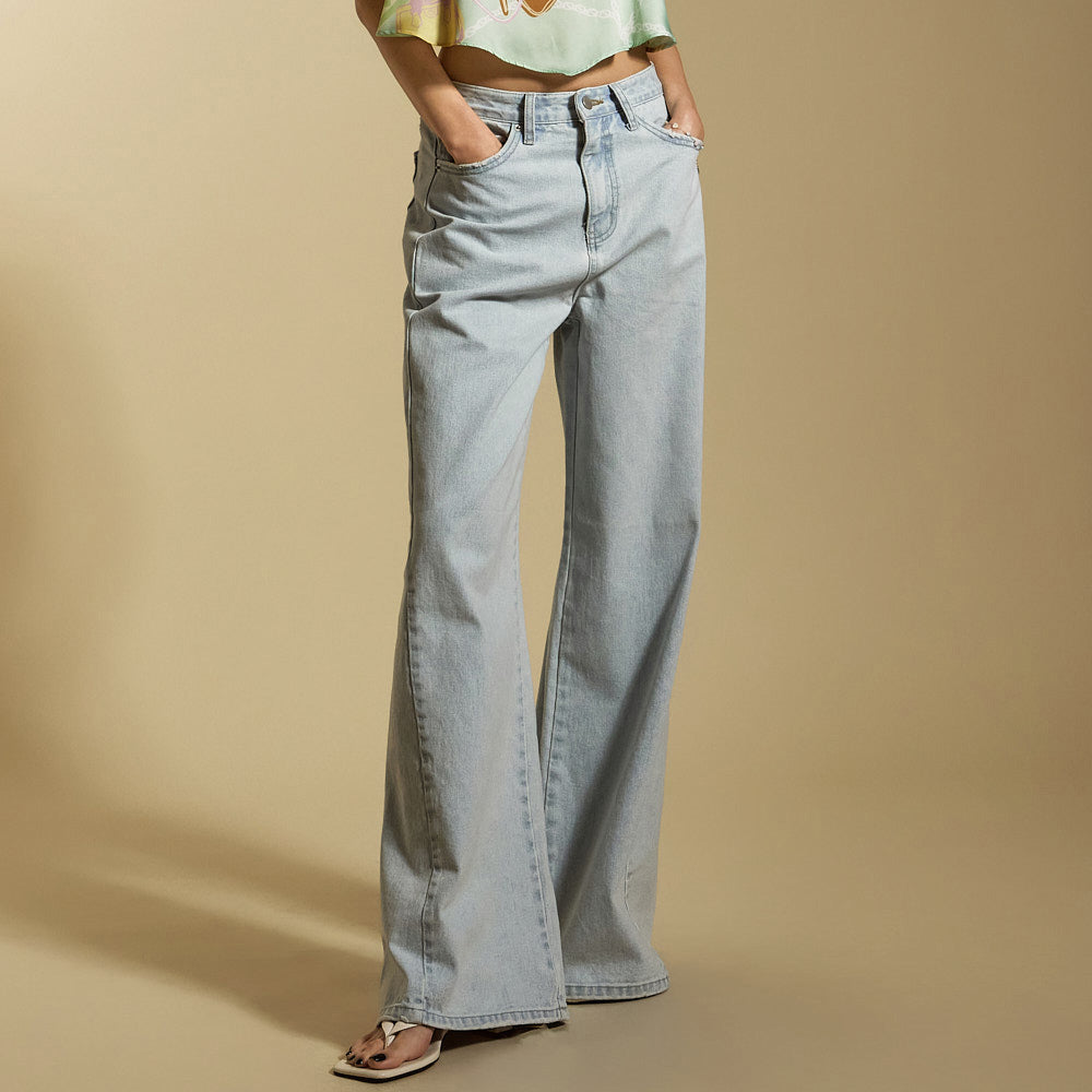 PJ586 ワイドジーンズ