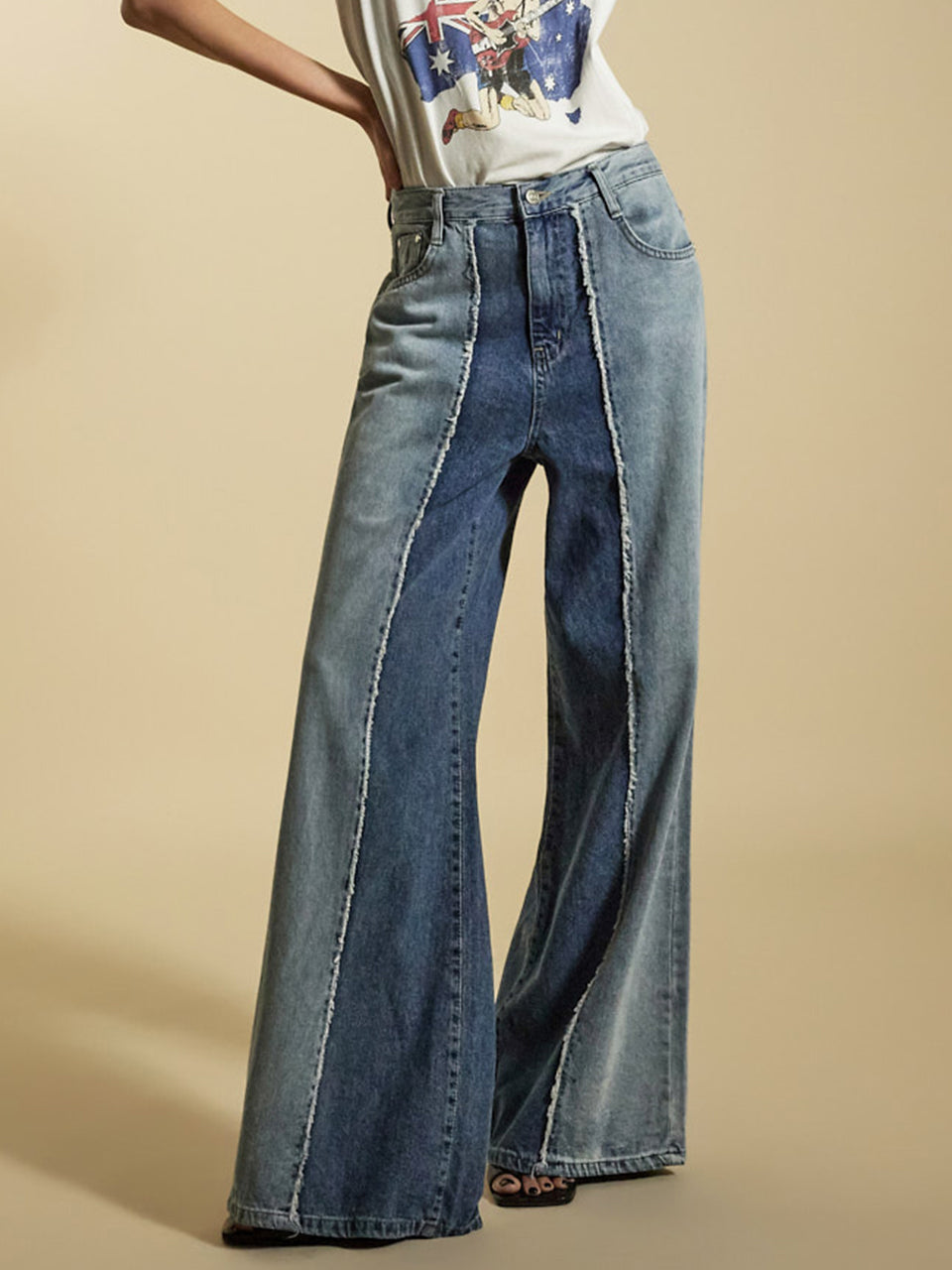 PJ594 Wide Jeans