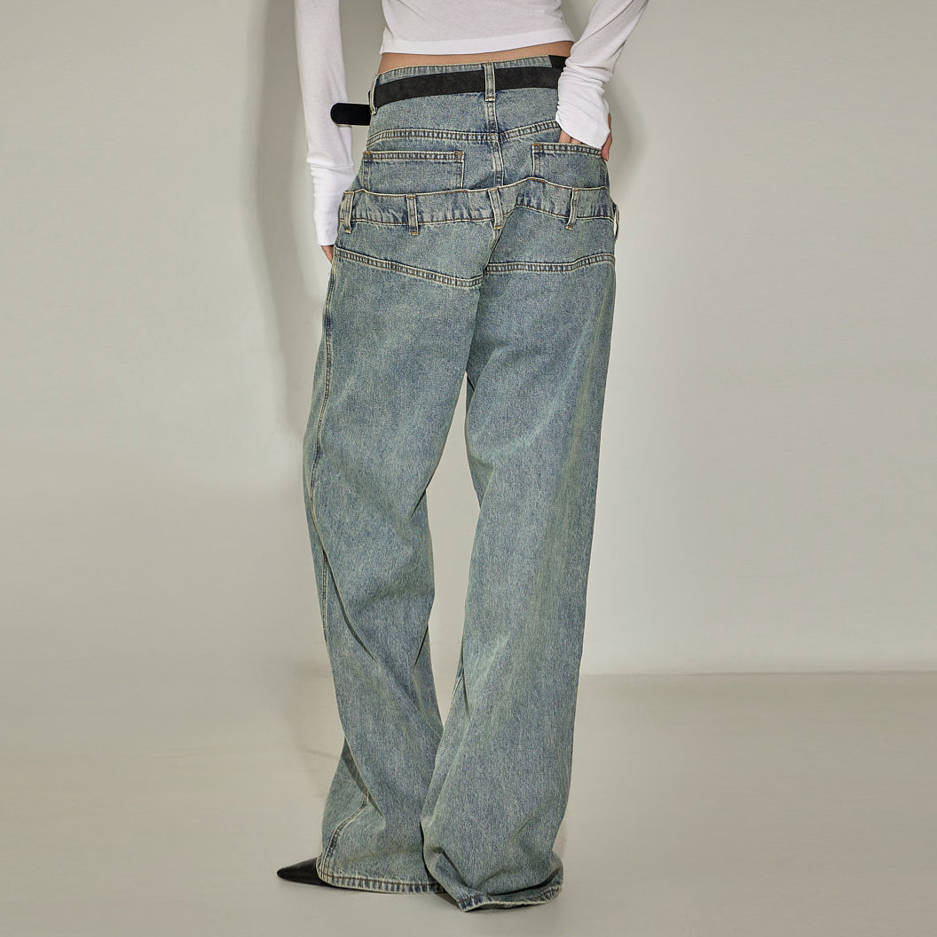 PJ598 Wide Jeans