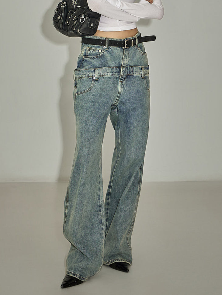 PJ598 Wide Jeans