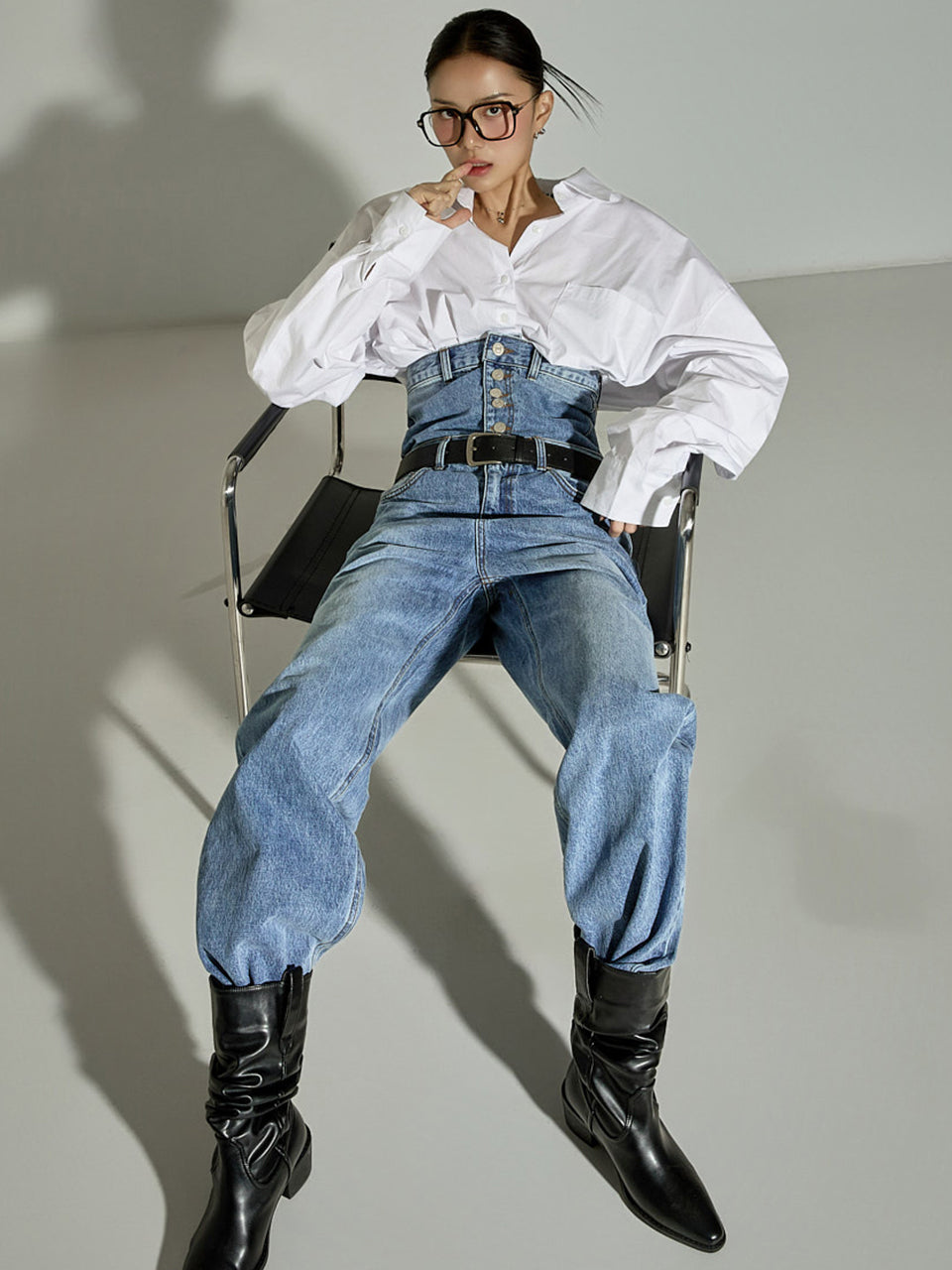 PJ605 High-Waist Jeans