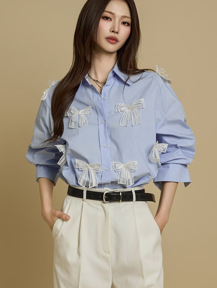S748 丝带衬衫