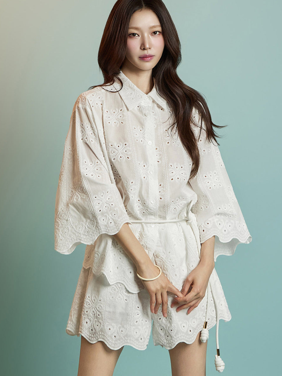 S774 アイレットシャツ