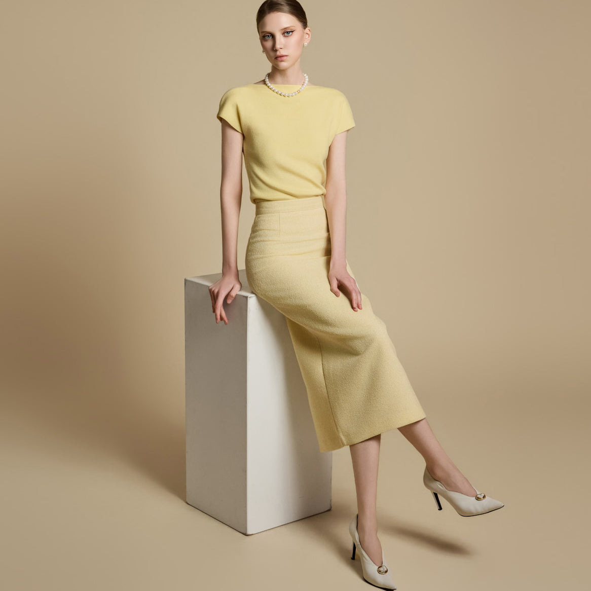 SK2981 ツイードスカート